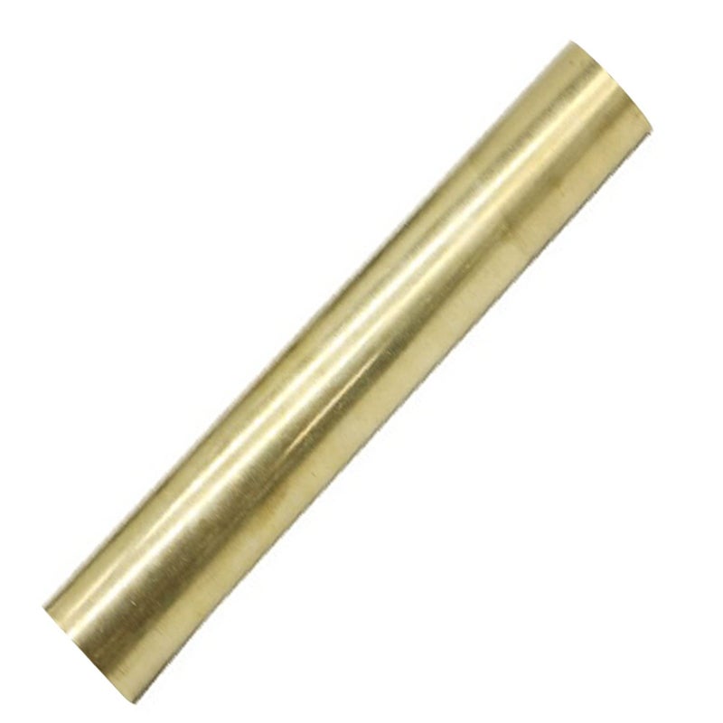 PGCOKO 1 Pcs 25mm / 1 Inch Solid Round Brass Rod Lathe Bar Stock Kit, 1 Inch in Diameter 12 Inch in Length - Image 1